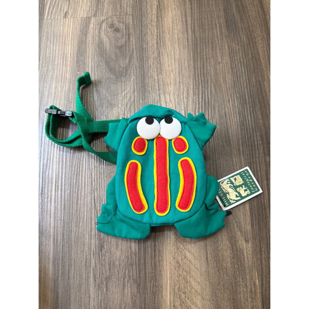 Kid Packs Frog Hip Pack Kids Green Vintage Houston Zoo Waist Bag Novelty